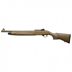 Beretta 1301 Tactical, Semi-automatic, 12Ga, 18.5" Barrel, Flat Dark Earth Finish, Synthetic Stock, Fixed Cylinder, 4Rd, Ghost