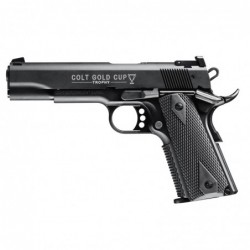 Walther 1911, Semi-automatic, 1911, Full Size, 22LR, 5", Alloy, Black, 12Rd, Gold Cup, Adjustable Sights 5170306