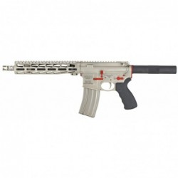 View 1 - WMD Guns NiB-X AR-15 Pistol, Semi-automatic Pistol, 223 Rem/556NATO, 10.5" Barrel, 1:7 Twist, Aluminum Frame, Nickel Boron Fini