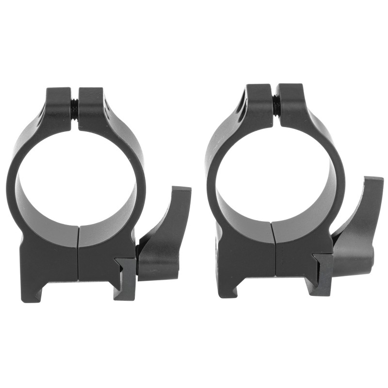 Warne Scope Mounts Maxima Quick Detach Ring, 30mm, Medium, Matte Finish 214LM