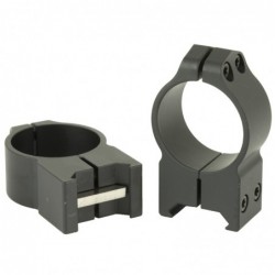 View 2 - Warne Scope Mounts Maxima Permanent Attach Ring, 30mm, High, Matte Finish 215M