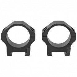 View 1 - Warne Scope Mounts Maxima Horizontal Rings, Fits Picatinny & Weaver Style Bases, 30mm Low, Matte Finish 513M