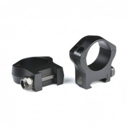 Warne Scope Mounts Mountain Tech Rings, 30mm, Medium, Matte Finish 7214M