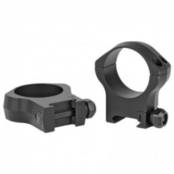 View 2 - Warne Scope Mounts Mountain Tech Rings, 35mm High, Matte Finish 7242M