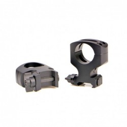 View 1 - Warne Scope Mounts Maxima Quick Detach Ring, Fits AR-15, 1" Ultra High, Matte Finish A404LM
