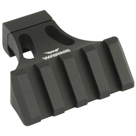 Warne Scope Mounts Mount, Fits Picatinny, 45 Degree, Black A645TW