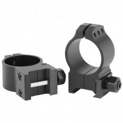 View 2 - Warne Scope Mounts Tactical Ring, 30mm, High, Matte Finish 615M