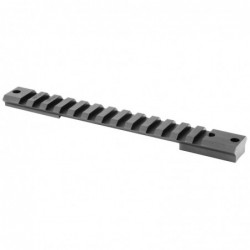 View 2 - Warne Scope Mounts Tactical 1 Piece Base, Fits Remington Long Action, with 20 MOA Incline, Matte Finish M674-20MOA