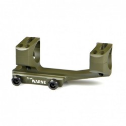 Warne Scope Mounts Generation 2 Mount, 1", Fits AR Rifles, Extended Skeletonized, OD Green Finish XSKEL1OD