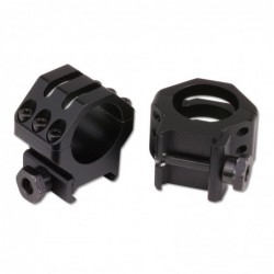 Weaver Tactical Ring, Fits Picatinny, 1", High, 6-Hole, Black 99689