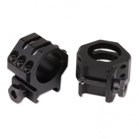 Weaver Tactical Ring, Fits Picatinny, 1", Extra High, 6-Hole, Black 99690