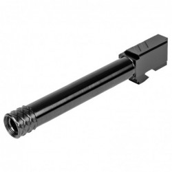 ZEV Technologies Pro Barrel, Threaded, 9MM, For Glock 17 (Gen1-4), Black Finish BBL-17-PRO-TH-DLC