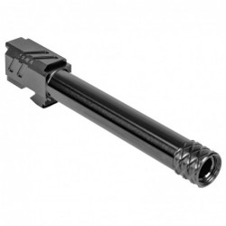 View 2 - ZEV Technologies Pro Barrel, Threaded, 9MM, For Glock 17 (Gen1-4), Black Finish BBL-17-PRO-TH-DLC