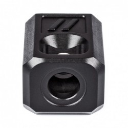 View 2 - ZEV Technologies Pro Comp V2, Compensator, 9MM, Black, Muzzle Brake/Comp, 1/2X28 COMP-PRO-V2-B