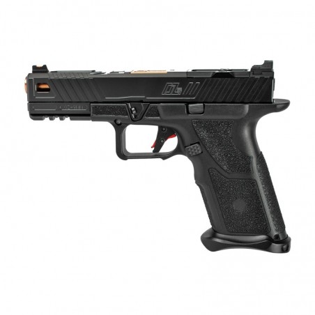 ZEV Technologies O.Z-9, Semi-automatic Pistol, 9MM, 4.5" Match Grade Barrel, Steel Frame, Polymer Grip, Black/Bronze Finish, 17