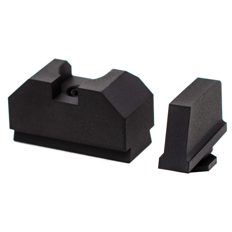 ZEV Technologies Sight Set, .300 Black Front, Co-Witness Black Rear SIGHT.SET-300-CW-B-CW-B