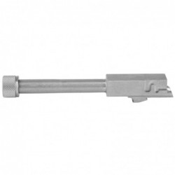 View 3 - Advantage Arms Threaded Barrel w/Adapter, For Glock 17/22, All Generations, Stainless Finish, 22LR Conversion Barrel AAXTB1722