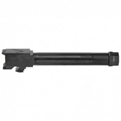 View 3 - Agency Arms Mid Line Barrel, 9MM, Black Nitride Finish, Threaded And Fluted, Fits Glock 17 Gen 5 MGL17G5T-FDLC