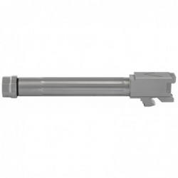 View 3 - Agency Arms Mid Line Barrel, 9MM, Stainless Finish, Threaded And Fluted, Fits Glock 17 Gen 5 MLG17G5T-FSS