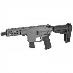 View 3 - Angstadt Arms UDP-9, Semi-automatic Pistol, 9MM, 6" Chrome Moly Barrel, 1:10 Twist, Aluminum Frame, Gray Finish, Magpul K2 Pist
