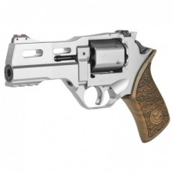 View 3 - Chiappa Firearms Rhino Single Action Revolver, Single Action Only, 357 Mag, 4" Barrel, Alloy Frame, Nickel Finish, 6Rd, 3 Moon