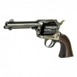 View 3 - Cimarron Frontier Revolver, Single Action, 357 Mag/ 38 Special, 4.75" Barrel, Steel Frame, Case Hardened Finish, Walnut Grips,