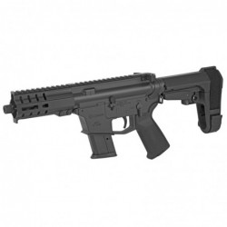 View 3 - CMMG Mk57 Banshee, Semi-automatic Pistol, 5.7x28mm, 5" Barrel, 1:9 Twist, Aluminum Frame, Graphite Black Cerakote, CMMG RipBrac