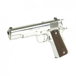 View 4 - Colt's Manufacturing Government, Semi-automatic, 1911, 45 ACP, 5" Barrel, Steel Frame, Bright Stainless Finish, 7Rd, White Dot