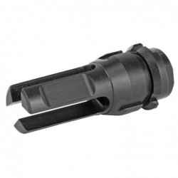 View 3 - Dead Air Armament Key Mount Flash Hider, 1/2 x 28 RH, Black Finish DA301