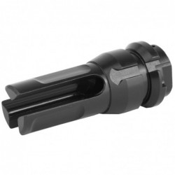 View 3 - Dead Air Armament Key Mount Flash Hider, M15x1, Black Finish DA304