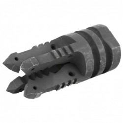 View 3 - Doublestar Corp. DSC Cayman Flash Hider, 1/2 x 28 RH, For AR15, Stainless Steel DS470