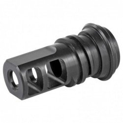 View 3 - Daniel Defense DDWAVE Muzzle Brake, 556NATO, 5/8X24, Black Finish 06-049-10697