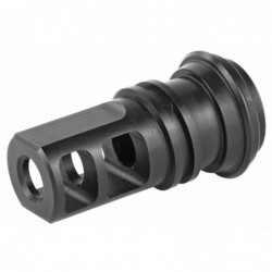 View 3 - Daniel Defense DDWAVE Muzzle Brake, 556NATO, 1/2X28, Black Finish 06-049-11048