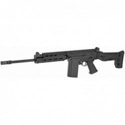 View 3 - DS Arms SA58, Improved Battle Carbine, Semi-automatic, 308 Win/762NATO, 16" Barrel, Black Finish, BRS Folding Stock, Adjustable