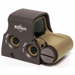 View 3 - EOTech Tactical, Holographic, Non-Night Vision Compatible Sight, 68MOA Ring with 1MOA Dot, Tan Finish, Rear Buttons, includes C