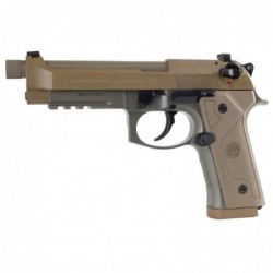 Beretta M9A3, Semi-automatic, Full, 9MM, 5", Alloy, Flat Dark Earth, 17Rd, 3 Mags, Ambidextrous, Tritium Night Sights J92M9A3M