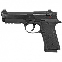 Beretta 92X Centurion, Semi-automatic, DA/SA, 9MM, 4.3" Barrel, Aluminum Frame, Black Bruniton Finish, 2 Grips Included, 10Rd,