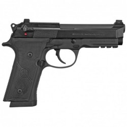 View 2 - Beretta 92X Centurion, Semi-automatic, DA/SA, 9MM, 4.3" Barrel, Aluminum Frame, Black Bruniton Finish, 2 Grips Included, 10Rd,