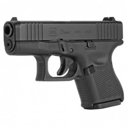 View 3 - Glock 26 Gen5, Striker Fired, Sub Compact, 9MM, 3.43" Marksman Barrel, Polymer Frame, Matte Finish, Fixed Sights, 10Rd, 3 Magaz