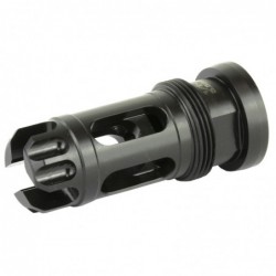 View 3 - Griffin Armament Flash Compensator, 1/2 x 28 RH, 556NATO, Black Finish TFC556-12