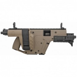 View 4 - KRISS USA, Inc VECTOR SDP SB Enhanced, FDE, 6.5'' Threaded Barrel, KRISS Recoil Mitigation System, DEFIANCE Folding Sights, SB