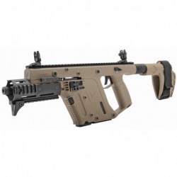 View 3 - KRISS USA, Inc VECTOR SDP SB Enhanced, FDE, 6.5'' Threaded Barrel, KRISS Recoil Mitigation System, DEFIANCE Folding Sights, SB