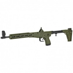 View 3 - Kel-Tec Model Sub 2K Gen 2, 9 Carbine, Semi-automatic Rifle, 9MM, 16.1" Barrel, Green Finish, Black Stock, Adjustable Sights, 1