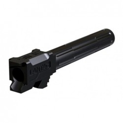 View 3 - LanTac USA LLC 9INE, Barrel, 9MM, Black, 1:10, Fluted, Fits Glock 17 01-GB-G17-NTH-BLK