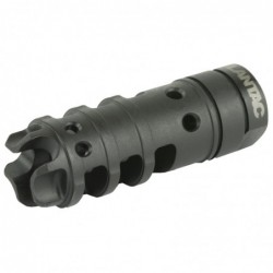 View 3 - LanTac USA LLC Dragon Muzzle Brake, 9MM, Hardened Milspec Steel,Nitride Finish, 1/2X36 DGN9MMB