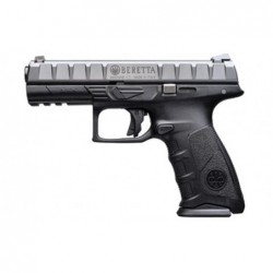 View 2 - Beretta APX, Semi-Automatic, Striker Fired, Full Size, 9MM, 4.25" Barrel, Polymer Frame, Black Finish, 2 Magazines, 17 Rounds J