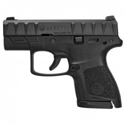 Beretta APX Carry, Semi-automatic, Striker Fired, Sub Compact, 9MM, 3.07" Barrel, 2 Mags, Modular Polymer Frame, Black Finish,