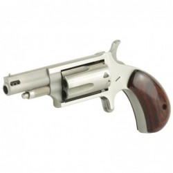 View 3 - North American Arms Ported Magnum, 22LR/22WMR, 1.625" Barrel, Stainless Steel Frame, Wood Grips, 5Rd NAA-22MC-P