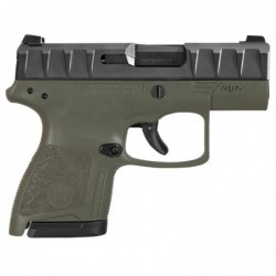 View 2 - Beretta APX Carry, Semi-automatic, Striker Fired, Sub Compact, 9MM, 3.07" Barrel, 2 Mags, Modular Polymer Frame, OD Green Finis