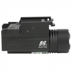 View 3 - NCSTAR Flashlight & Green Laser with Quick Release Mount, Fits Picatinny/Weaver Rail, 200 Lumens, Black, Light and Laser are In